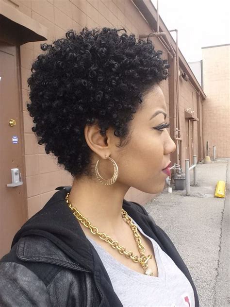 curly short haircuts for black hair